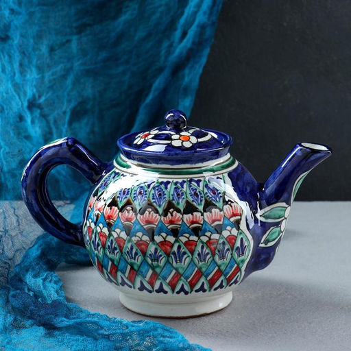 Чайник заварочный Риштанская Керамика «Узоры», 1 л, МИКС