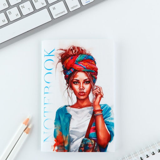 Цена за 4 шт. МИКС блокнотов А6, 32 листа Девушки - Artfox фото 18