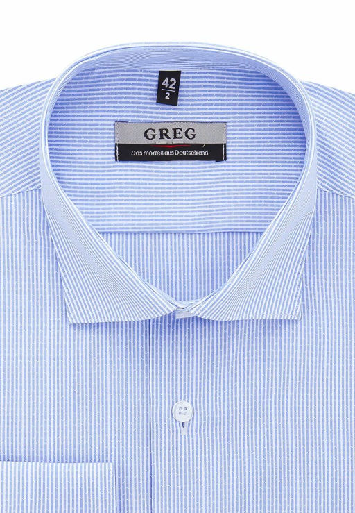 Сорочка мужская длинный рукав GREG 211/199/257/Z  фото 9