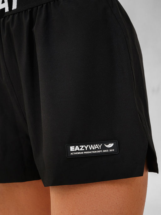 Шорты с брендированным поясом c силиконом и подрезами по бокам - Eazyway фото 6