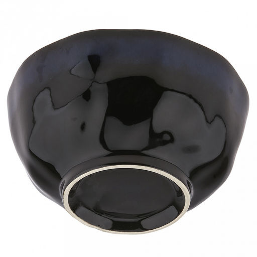 "Тихий океан" Салатник керамический 1,16л, д17,7см, h8,6см, асимметричная форма, синий (Китай)