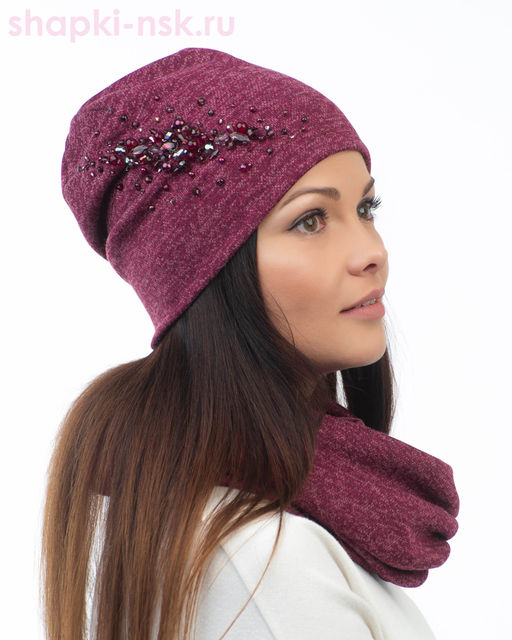 75/16 Шапка женская флис (55-58)