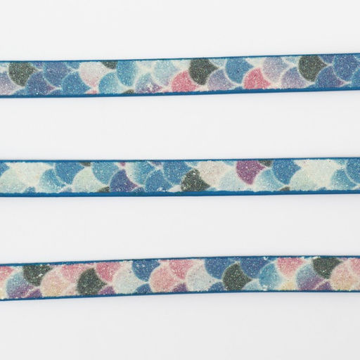 Ошейник Русалка, искусственная кожа, 31 х 1 см, микс цветов - Пижон фото 7