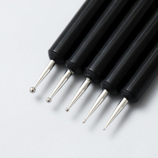 Инструменты для модел-ния и придания формы набор 5 шт 15 см пластик, резина,металл МИКС - Арт узор фото 2