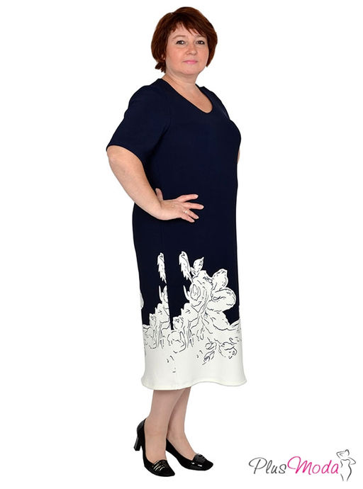 Платье Модель №501 размеры 44-82 - Plusmoda фото 4