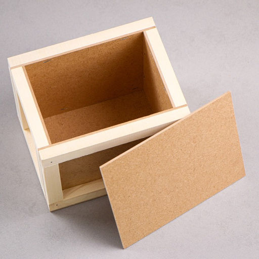 Подарочная коробка «Бандероль», 20×16×15 см, деревянная, с гвоздями и верёвкой