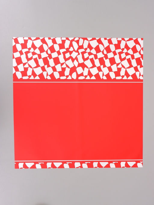 Цена за 20 шт. Пленка флористическая для цветов, красная, 57×57 см