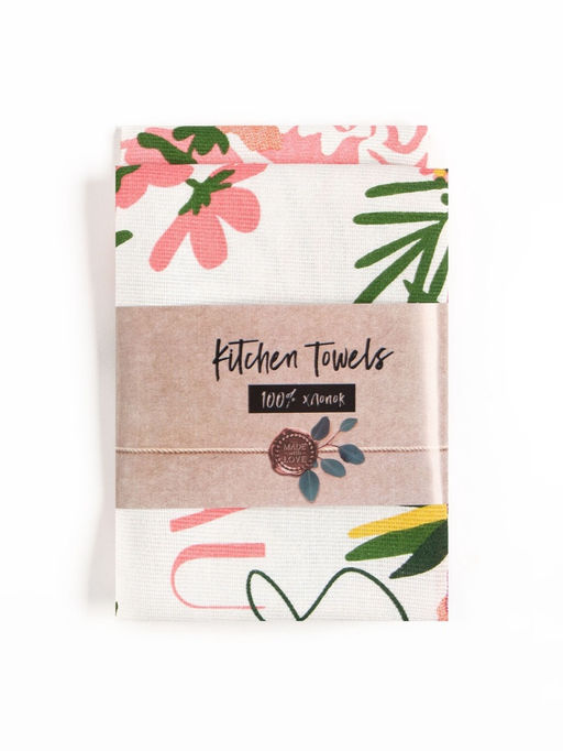 Набор кухонных полотенец Доляна So beautiful, 35?60 см-2 шт., 100% хлопок