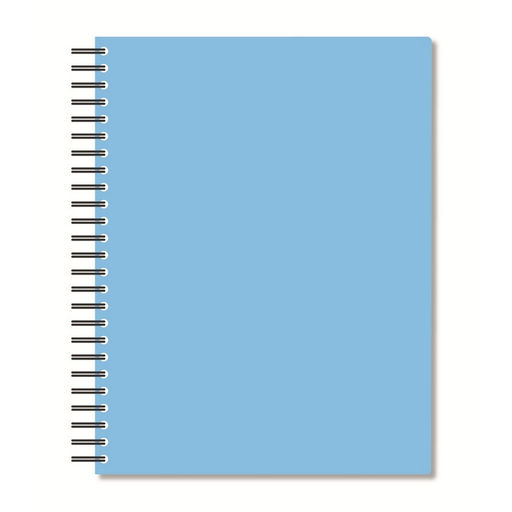 Бизнес-тетрадь А5,96л,кл,спир,пластик,тон.бл. Attache Bright colours Голуб