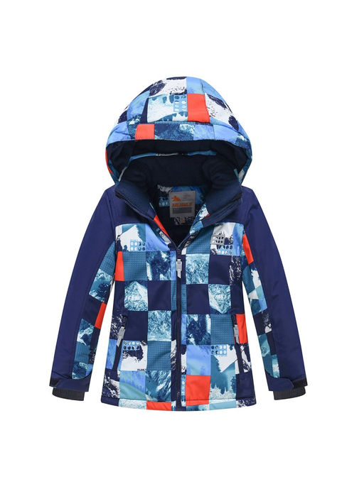 Горнолыжный костюм для мальчика темно-синего цвета 9327TS - Valianly фото 2