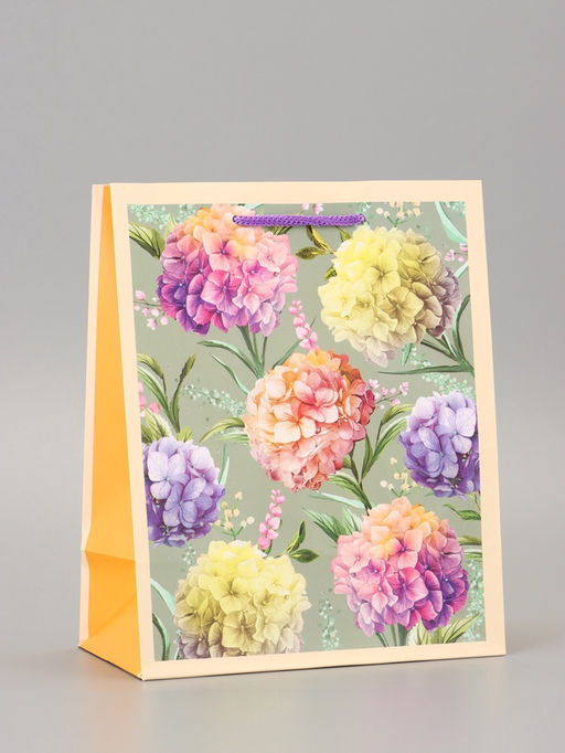 Цена за 2 шт. Пакет подарочный ламинированный «Самой прекрасной» 18×22.3×10 см