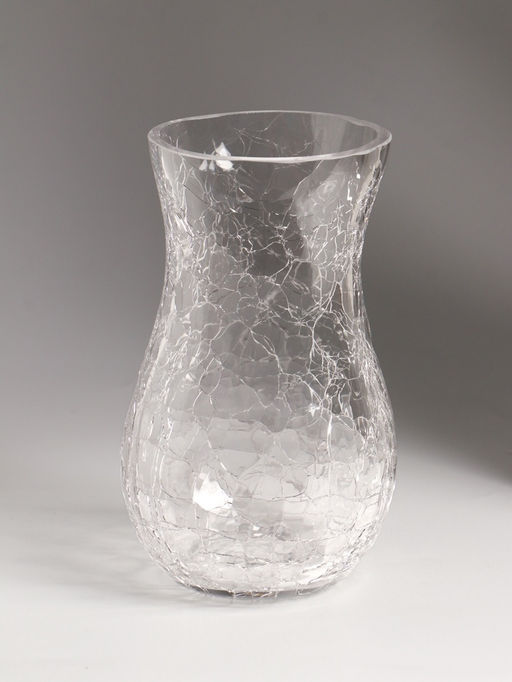 Ваза «Паутинка», грация, 19.5×10.5 см, стекло, прозрачная