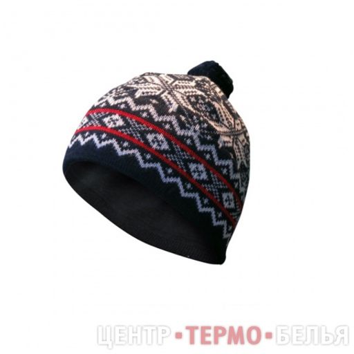 913 LOPOMA Шапка с орнаментом унисекс