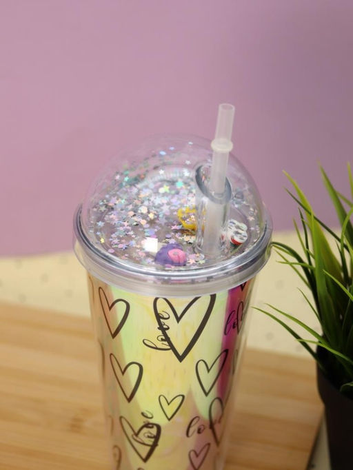 Тамблер "Love heart", blue (450 ml)