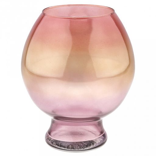 Ваза для цветов стеклянная "Жондор Катрин" 2,1л, д16см, h19,5см, средняя, флористическая (Россия)