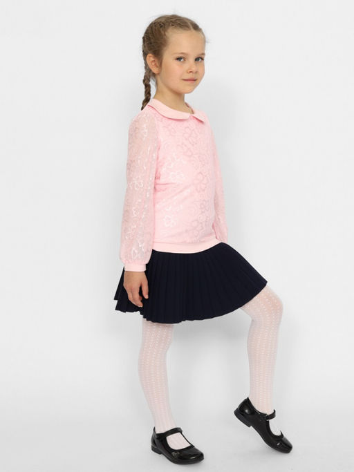 CRB wear/CWJG 63599-27 Джемпер для девочки,розовый/Ex.Cherubino  фото 3