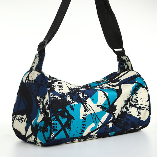 Спортивная сумка, средний размер, TEXTURA, регулируемый ремень, разноцветная