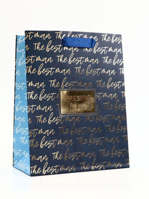 Цена за 2 шт. Пакет подарочный вертикальный Present for you, 18×23×10 см