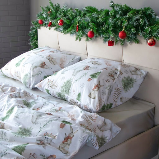 Постельное бельё Этель 2 сп Forest history 175х215 см, 200х220 см,70х70 см -2 шт, поплин  фото 6