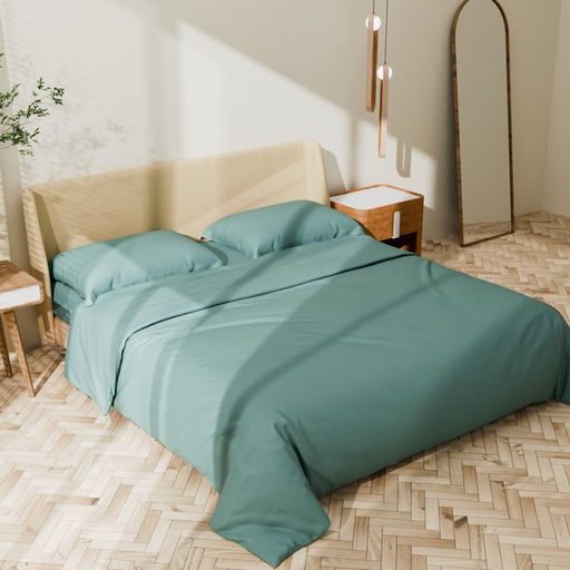 Постельное бельё 1.5-спальное «Этель» Green paradise, мако-сатин