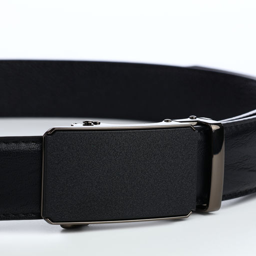 Ремень мужской, регулируемая длина 120 см, ширина 3.6 см, пряжка автомат, чёрный