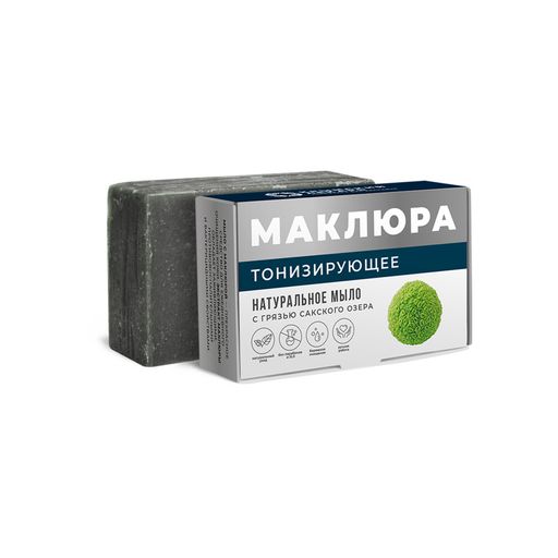 Мыло натуральное с маклюрой Тонизирующее с грязью Сакского озера - Крымский лекарь фото 2