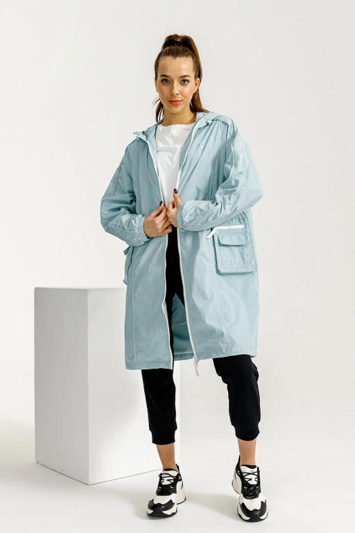 Ветровка удлиненная Голубой - Anta sport фото 5