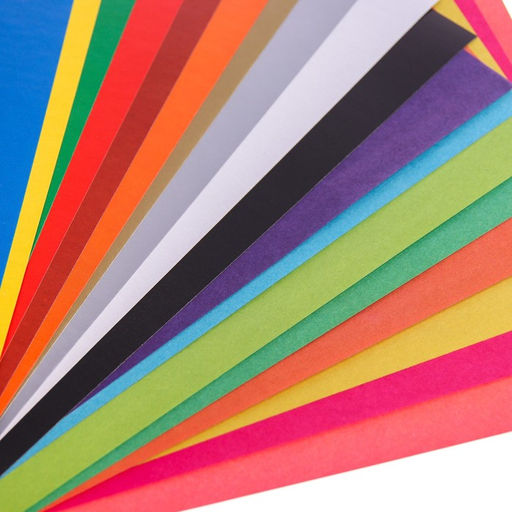 Набор "Минни Маус и единорог" А4: 10л цветного одностороннего картона + 16л цветной двусторонней бумаги