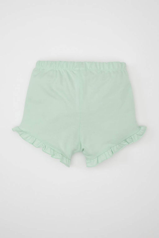 Шорты из пике для маленьких девочек - Defacto фото 4