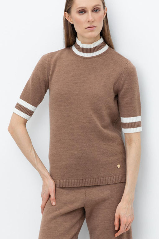 ЕВ 30045/24ш/какао джемпер жен
