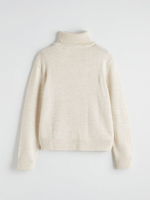 Bal?k?? Yaka K?z ?ocuk Triko Kazak