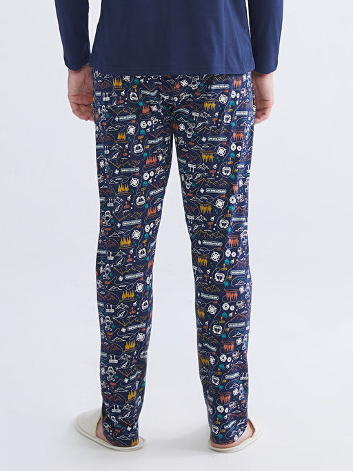 Standart Kal?p Garfield Bask?l? Erkek Pijama Alt