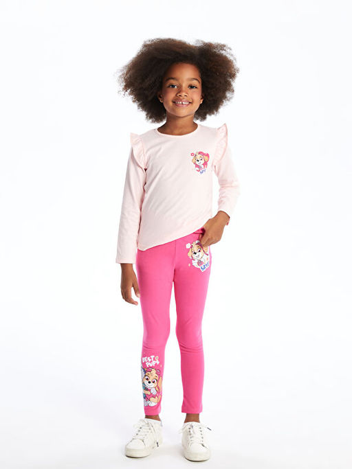 Beli Lastikli Paw Patrol Bask?l? K?z Bebek Tayt - Waikiki фото 4