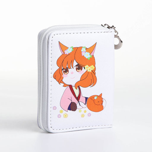 Кошелёк детский на молнии «Выбражулька», белый