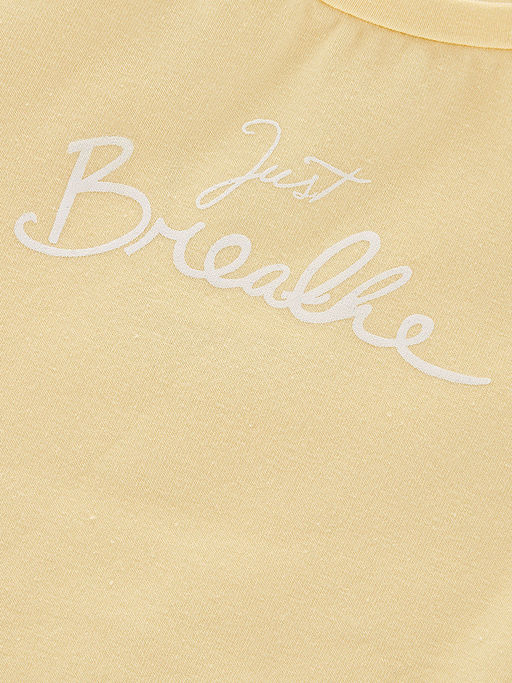 Комплект для девочки с лосинами UD 1945/7508 желтый - Mini maxi фото 3