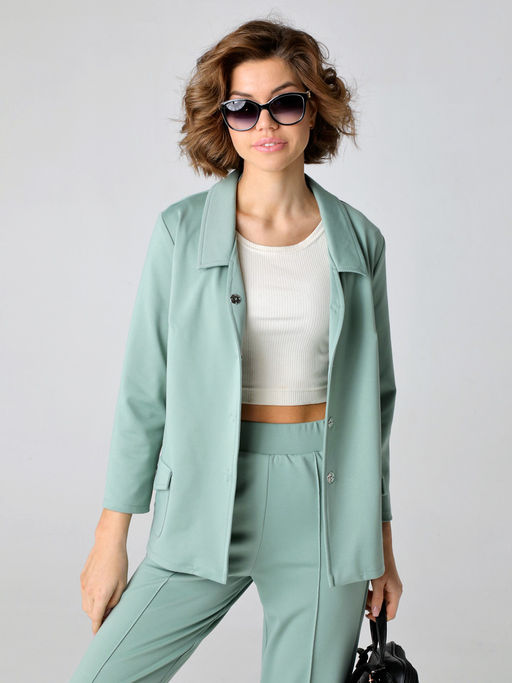 23242 Брюки св.зеленый - Dizzyway фото 2