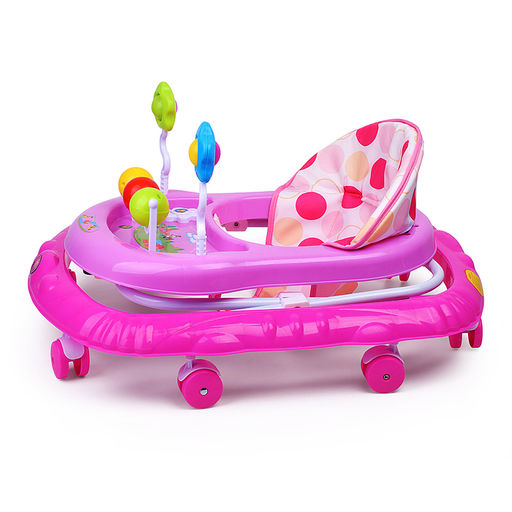 Ходунки "Любимые игрушки" (цвет розовый)