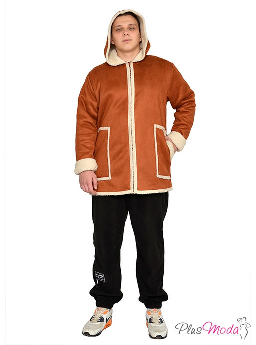 Дубленка-куртка Модель №1790 размеры 44-84 - Plusmoda фото 8