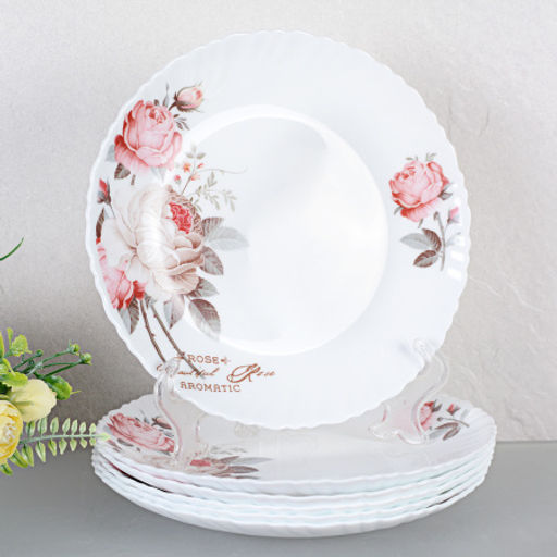 Набор тарелок 6 штук 190 мм / LHP-75XN (6916) серия Чайная роза - ГалеонТрейд фото 4