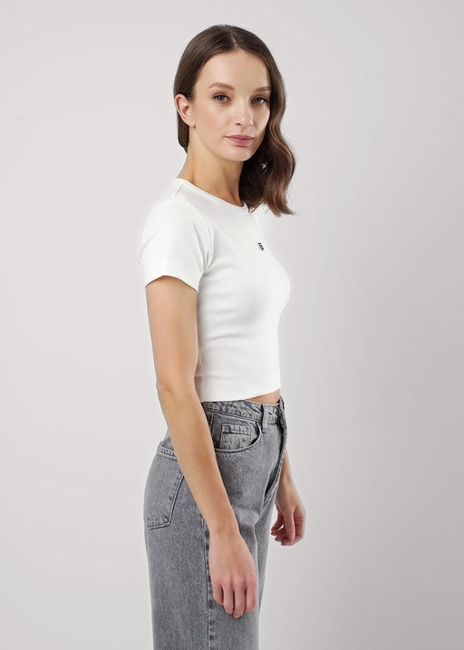 CLE Футболка жен. 256672р молочный - Clever wear фото 3