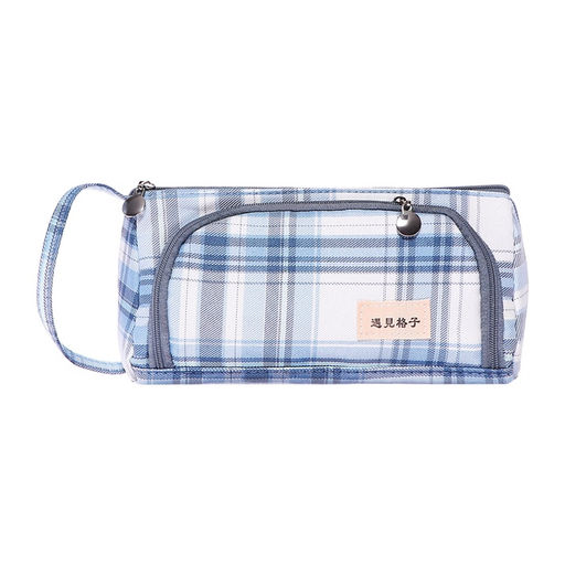 Пенал школьный Calligrata «Шотландка», мягкий, 2 отделения, 95×210×90 мм, МИКС