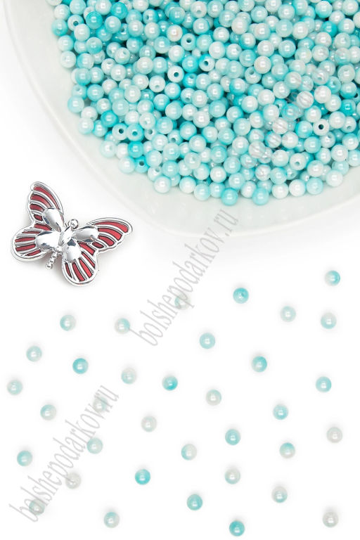 Бусинки 6 мм*500 гр (SF-8063) градиент №2