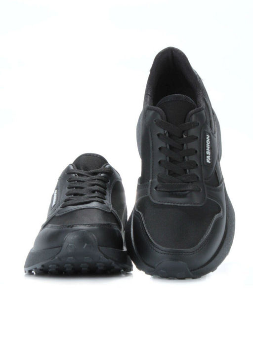 05-A2180-1 BLACK Кроссовки женские (искусственные материалы) - No name фото 14