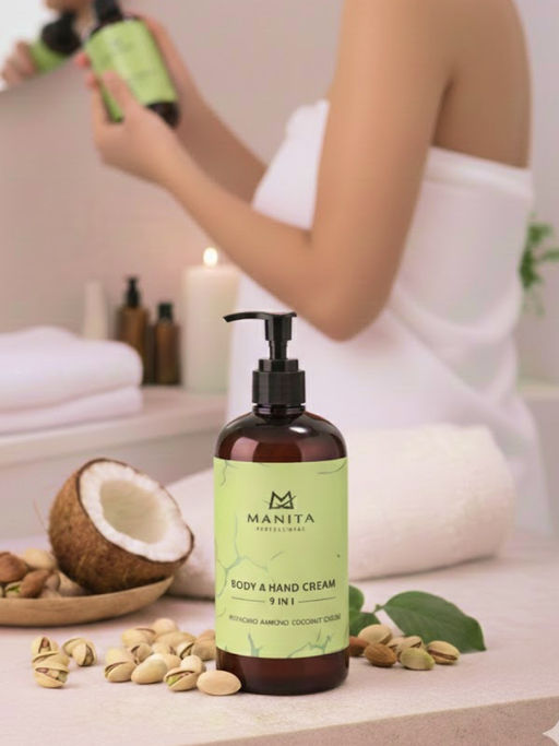 Manita Professional Парфюмированный крем для рук и тела / Pistachio, Almond, Coconut Cream, 300 мл  фото 3