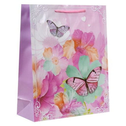 Цена за 12 шт. Пакет подарочный 26х32х10 / 152-2 /уп 12/720/ микс - Галеонтрейд фото 2