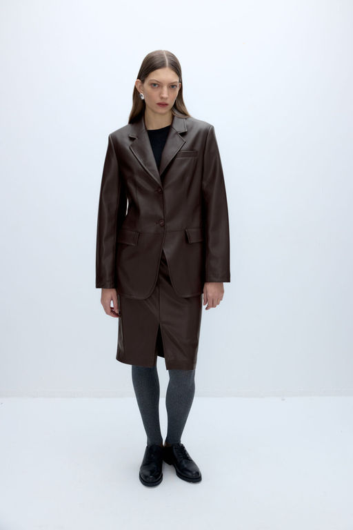 Жакет Pirs 5675 горький шоколад  фото 6