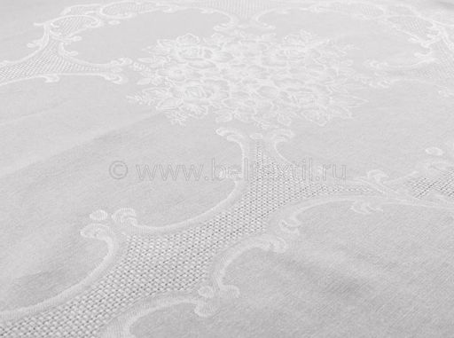 05с28 ЯК Скатерть 150*220 "Подарочная" цв. белый