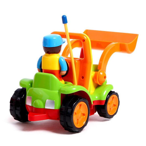 Трактор радиоуправляемый Забавная стройка, работает от батареек, МИКС - Simaland фото 3