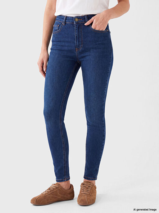 J?piter S?per Skinny Fit Kad?n Jean Pantolon - Waikiki фото 2