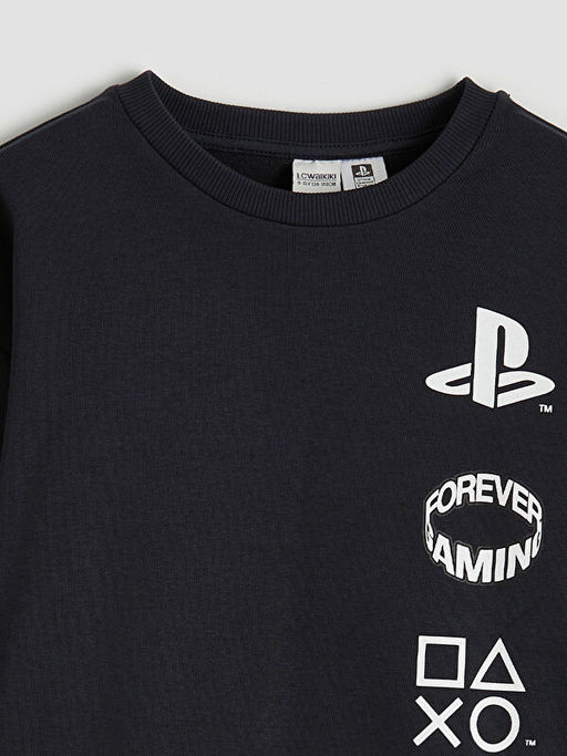 Playstation Bask?l? Erkek ?ocuk Sweatshirt